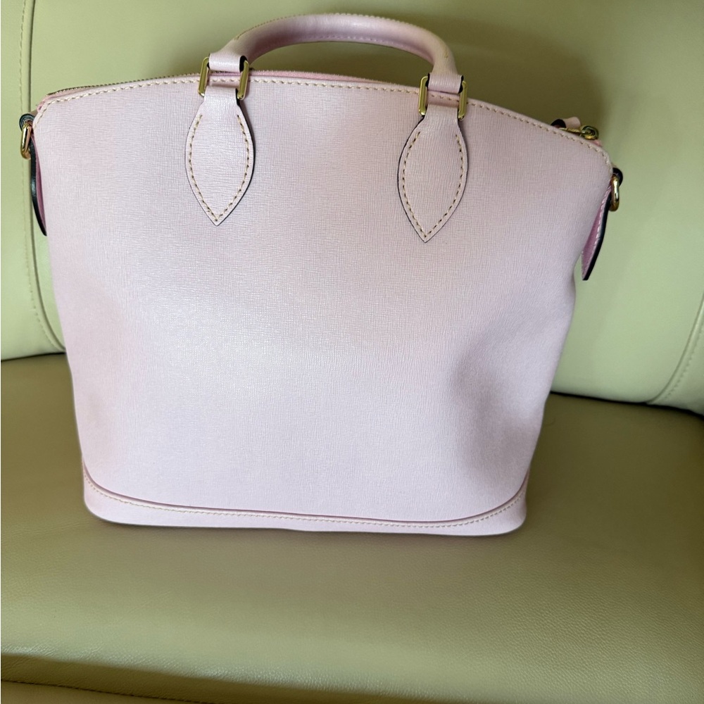 Dooney & Bourke Light Pink Satchel with Gold Accents - Picture 6 of 8